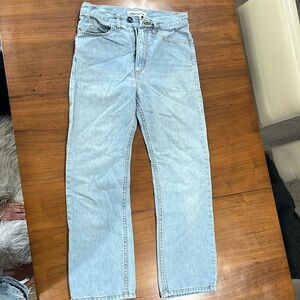 Caron Callahan high waisted cropped jeans
